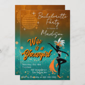 Uitnodiging voor Showgirl (Voorkant / Achterkant)