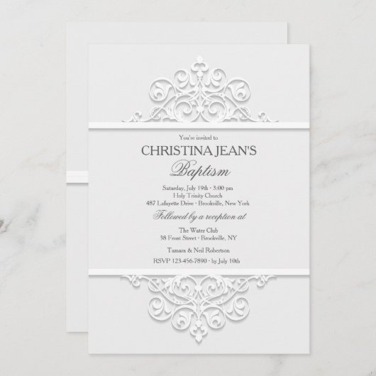 Uitnodiging voor sierpanelen (Voorkant / Achterkant)