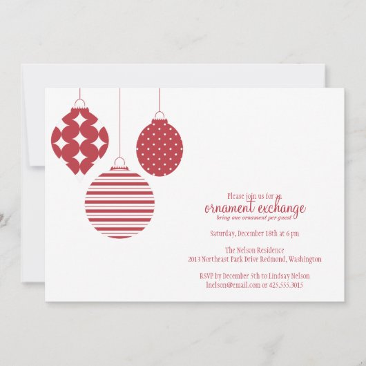 Uitnodiging voor sierpartijen (Voorkant)