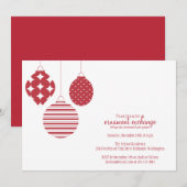 Uitnodiging voor sierpartijen (Voorkant / Achterkant)