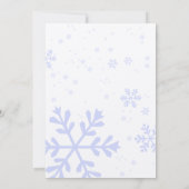 Uitnodiging voor Silver en Blue Winter (Achterkant)