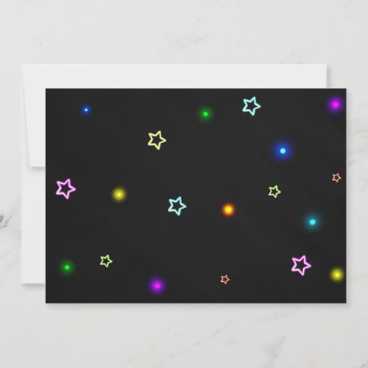 Uitnodiging voor Skateverjaardagsuitnodiging Uitno (Achterkant)