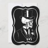 Uitnodiging voor skelet bruidegom (Voorkant)