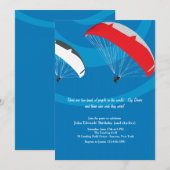 Uitnodiging voor skydiving (Voorkant / Achterkant)