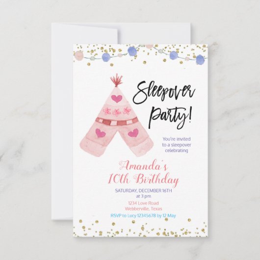 Uitnodiging voor slapende partij (Voorkant)