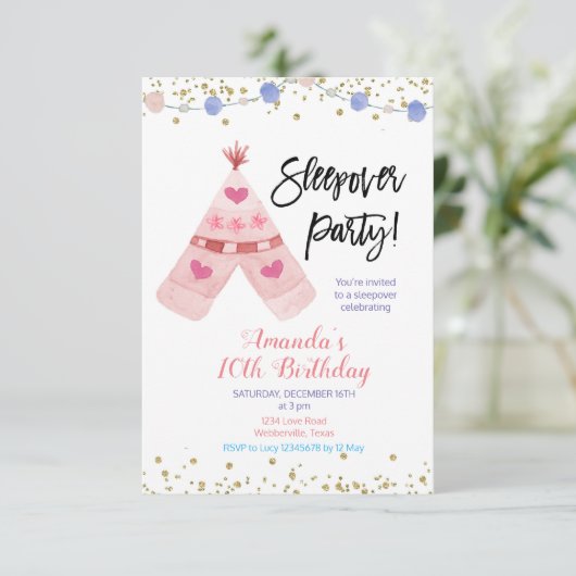 Uitnodiging voor slapende partij (Staand voorkant)