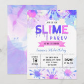 Uitnodiging voor Slim-verjaardag (Voorkant / Achterkant)