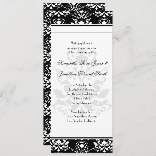 Uitnodiging voor Slim Weddenschap (Voorkant / Achterkant)