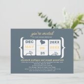 Uitnodiging voor Slot Machine-huwelijk (Staand voorkant)