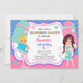 Uitnodiging voor Slumber-feestdag (Voorkant)