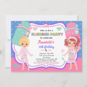 Uitnodiging voor Slumber-feestdag (Voorkant)