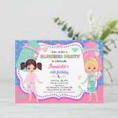 Uitnodiging voor Slumber-feestdag (Staand voorkant)