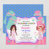 Uitnodiging voor Slumber-feestdag (Voorkant / Achterkant)