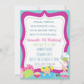 Uitnodiging voor Slumber Party (Voorkant)