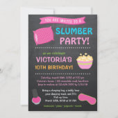 Uitnodiging voor Slumber Party / Uitnodiging voor  (Voorkant)