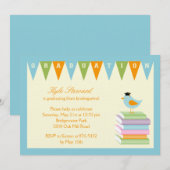 Uitnodiging voor Smart Birdie Graduation Party (Voorkant / Achterkant)