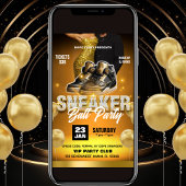 Uitnodiging voor Sneaker Bal Feest Flyer