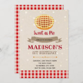 Uitnodiging voor snoepfeestje (Voorkant / Achterkant)