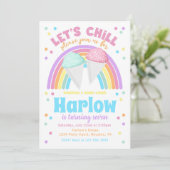 Uitnodiging voor Snow Cone Birthday (Staand voorkant)