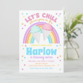 Uitnodiging voor Snow Cone Birthday (Staand voorkant)