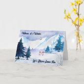 Uitnodiging voor snowboard & ijsSkating Weekend (Gele Bloem)