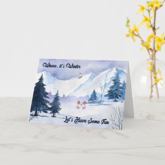 Uitnodiging voor snowboard & ijsSkating Weekend (Gele Bloem)