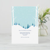 Uitnodiging voor Snowy Day (Staand voorkant)