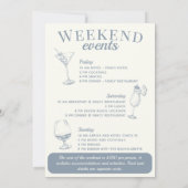 Uitnodiging voor sociale cocktailactiviteiten voor (Achterkant)