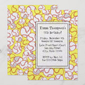 Uitnodiging voor Softball Party (Voorkant / Achterkant)