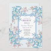 Uitnodiging voor Something Blue and Pink Too-bruil (Voorkant / Achterkant)