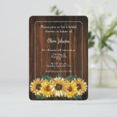 Uitnodiging voor soonbloem (Staand voorkant)