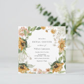 Uitnodiging voor soonbloem (Staand voorkant)