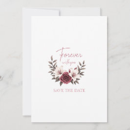 Uitnodiging voor Sophisticated Floral Micro-Weddin