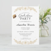 Uitnodiging voor Sophisticated Script Afstuderen C (Staand voorkant)