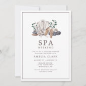 Uitnodiging voor Spa Bachelorette Weekend (Voorkant)