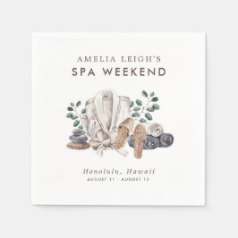 Uitnodiging voor Spa Bachelorette-weekend Servet
