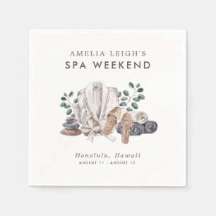 Uitnodiging voor Spa Bachelorette-weekend Servet
