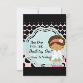 Uitnodiging voor Spa Day Birthday (Voorkant)
