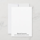 Uitnodiging voor Spa Day Birthday (Achterkant)