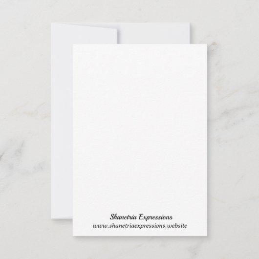 Uitnodiging voor Spa Day Birthday (Achterkant)