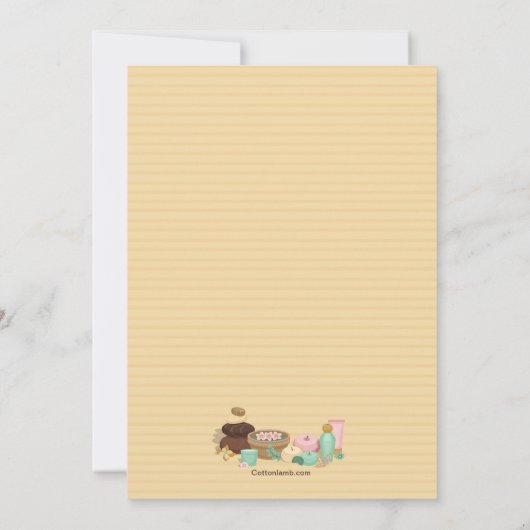 Uitnodiging voor Spa-partij (Achterkant)