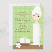 Uitnodiging voor Spa-partij (Voorkant)