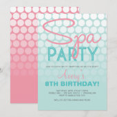 Uitnodiging voor Spa-partij (Voorkant / Achterkant)