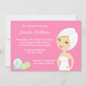 Uitnodiging voor Spa-partij (Voorkant)