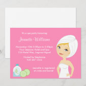 Uitnodiging voor Spa-partij (Voorkant / Achterkant)