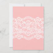 Uitnodiging voor Spa party. Meisje verjaardagsfees (Achterkant)