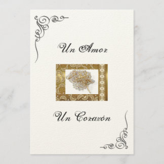 Uitnodiging voor Spaanse bruiloft "Wedding Lasso"