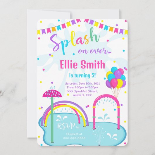 Uitnodiging voor spatbord (Voorkant)