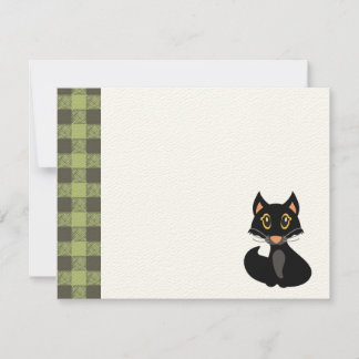Uitnodiging voor speciale Black Cat Birthday Party