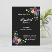 Uitnodiging voor speciale bridal-douches (Staand voorkant)